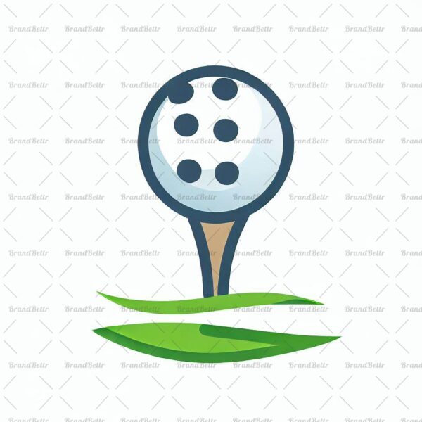 Golftee und Ball